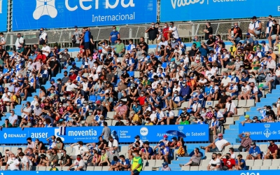 Aspecte de la Nova Creu Alta contra el Barcelona B | CES